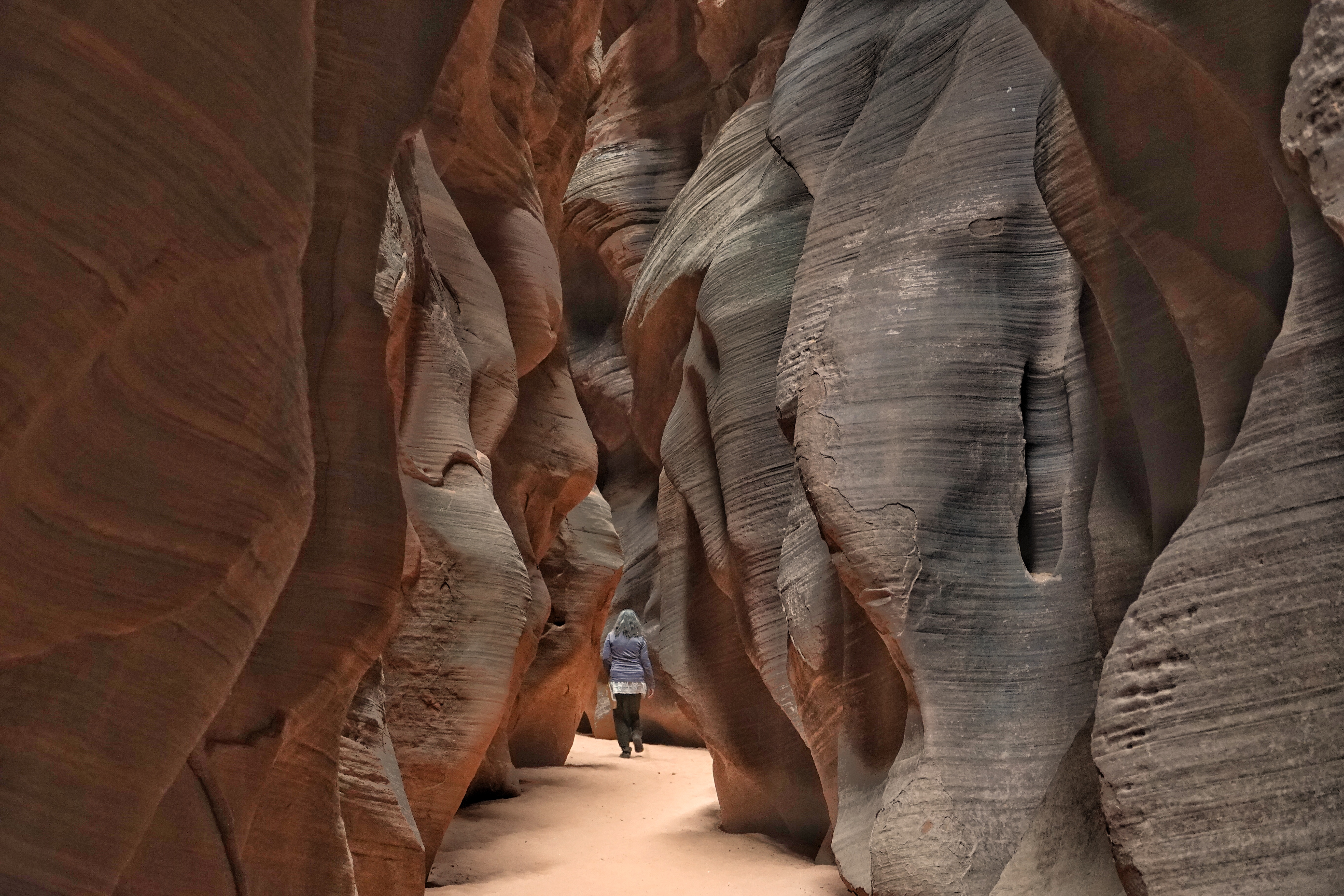 Slot canyon dans l'Utah